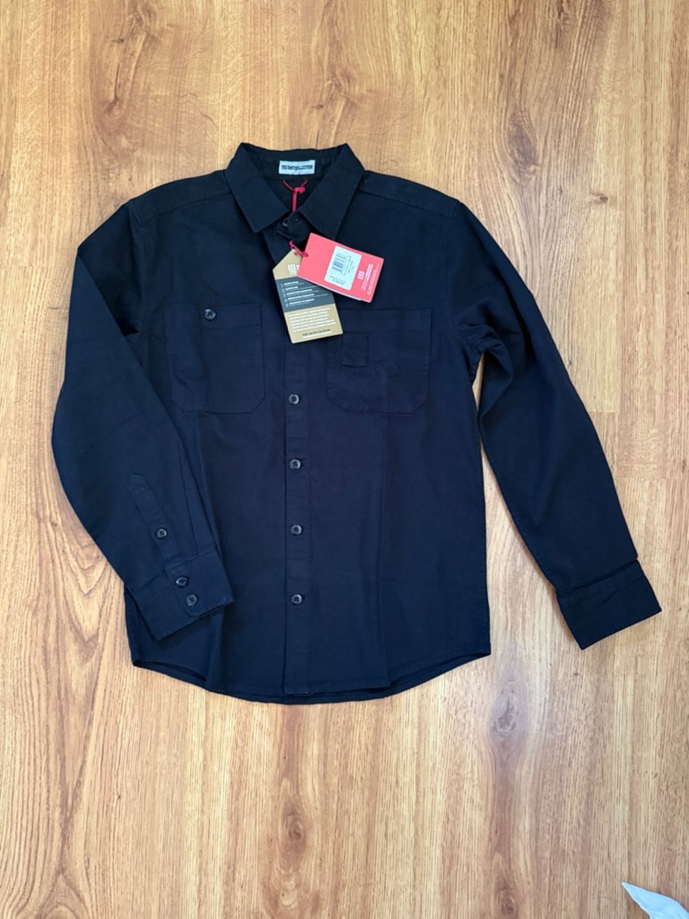 Topo Designs Black Long-Sleeve Button-Down Shirt